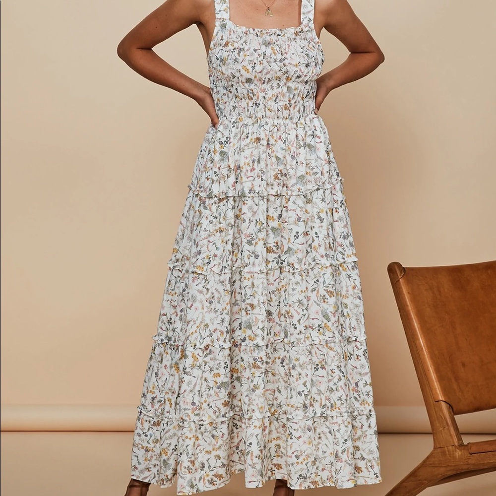The Akima Dress in Garden Liberty by Sancia